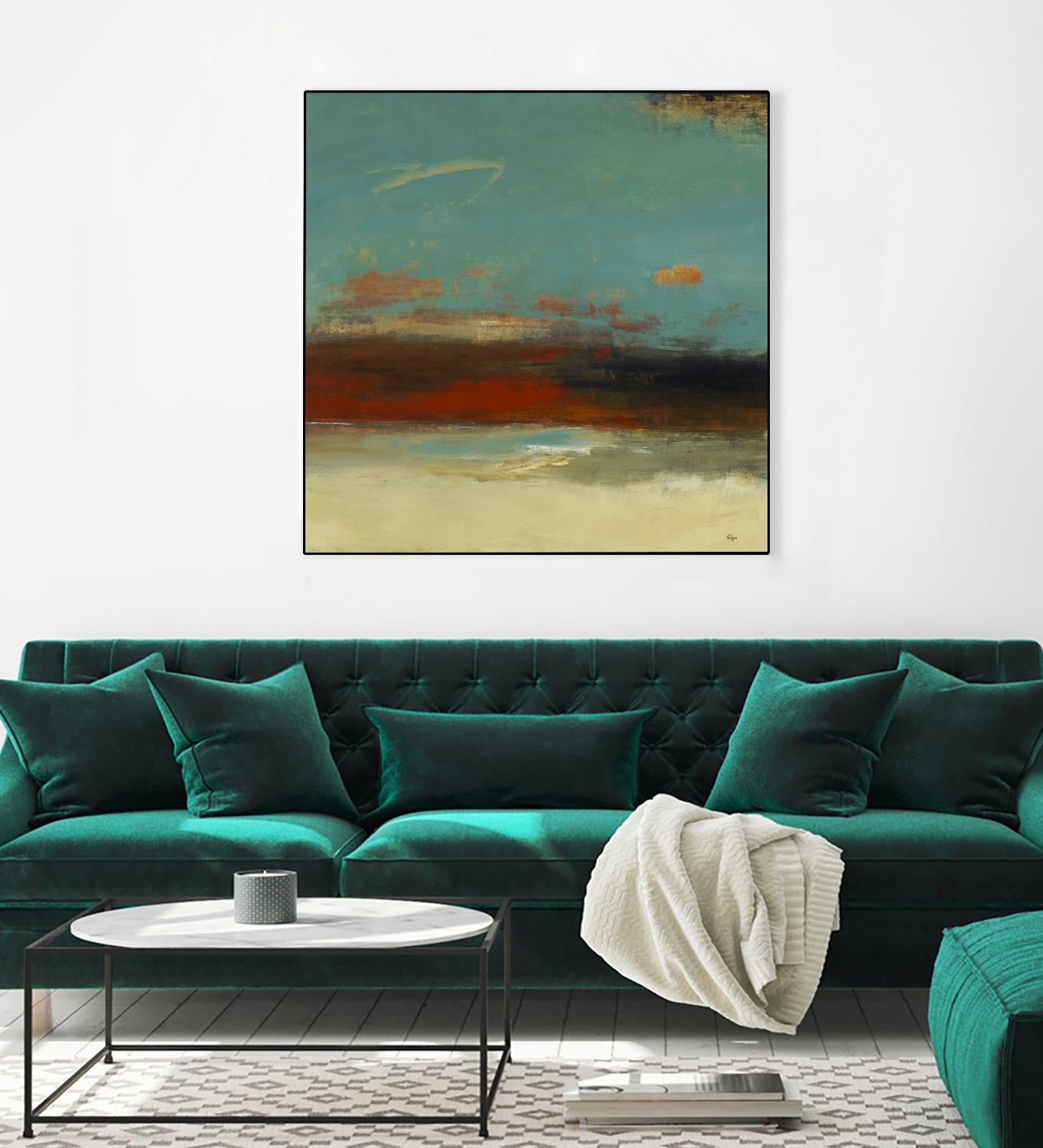 Suggested View by Lisa Ridgers on GIANT ART - rust abstract