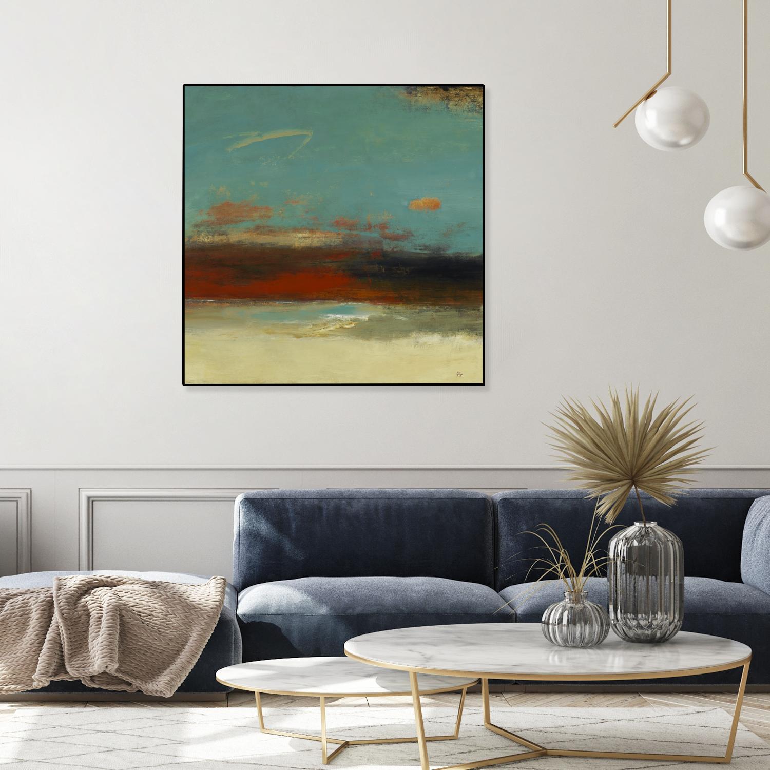 Suggested View by Lisa Ridgers on GIANT ART - rust abstract