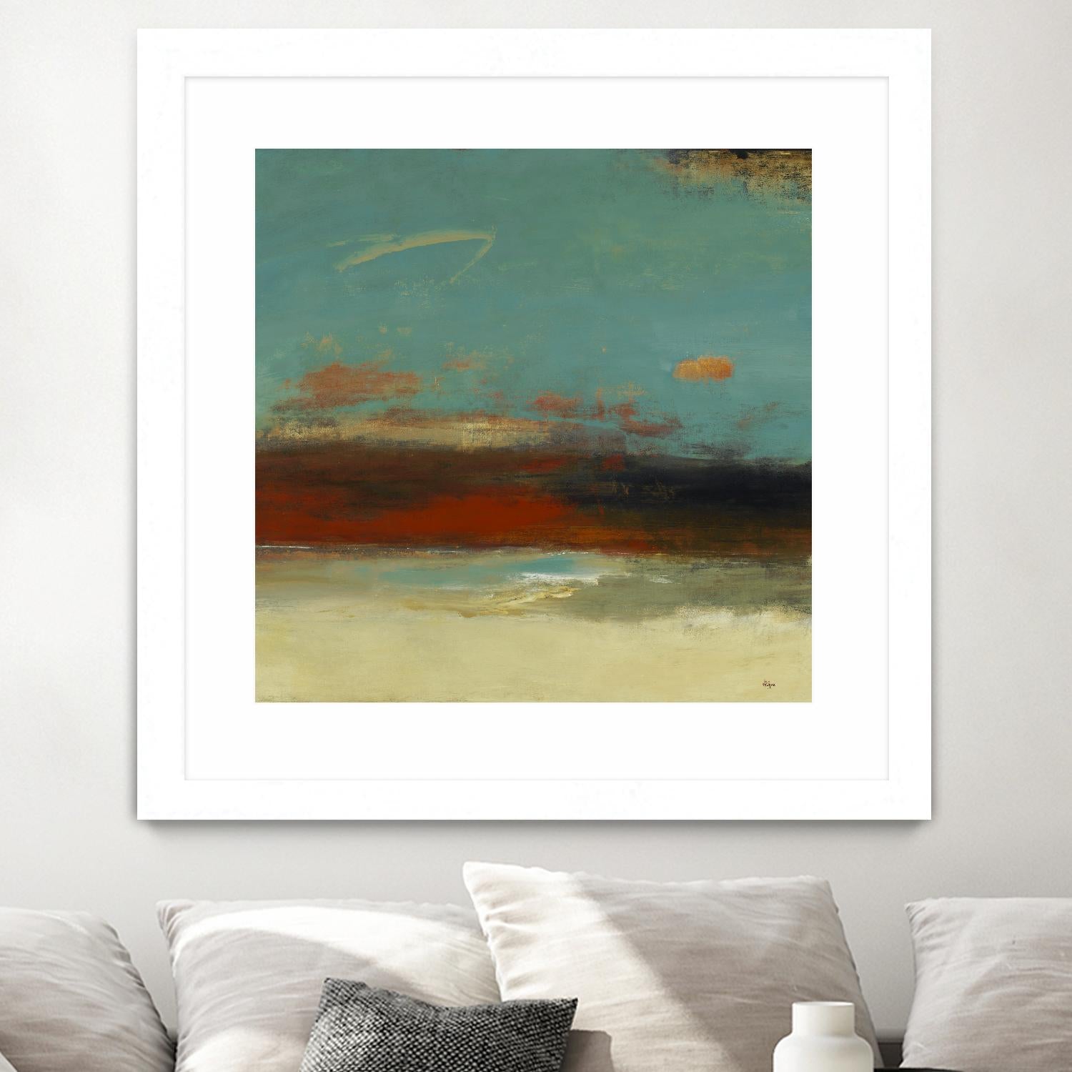 Suggested View by Lisa Ridgers on GIANT ART - rust abstract