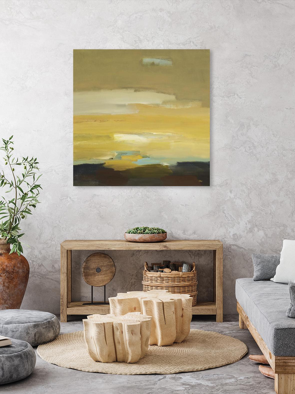 Contemporary Landscape II by Lisa Ridgers on GIANT ART - brown abstract