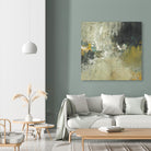 Freestyle by Lisa Ridgers on GIANT ART - beige abstract