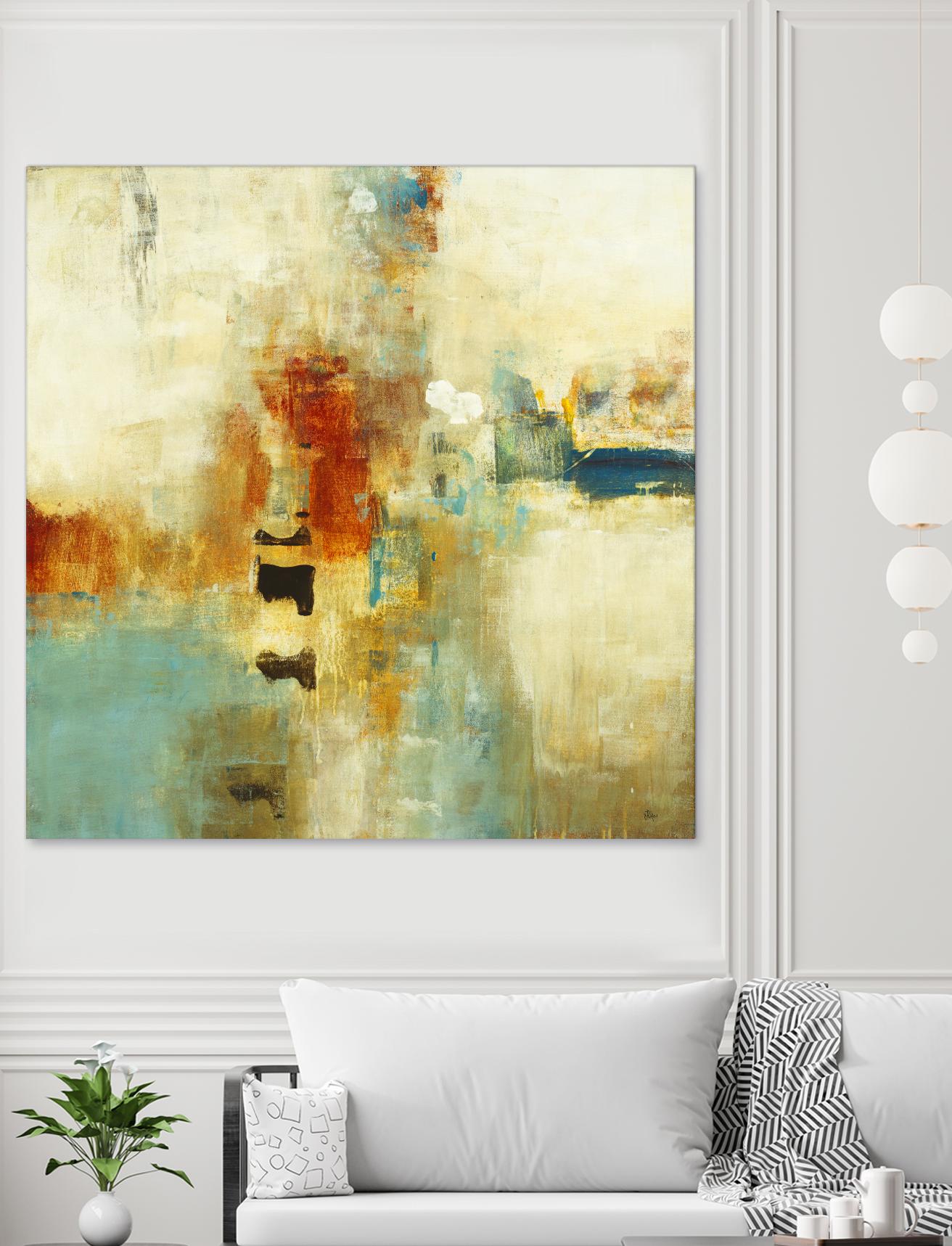 Casual Fling by Lisa Ridgers on GIANT ART - orange abstract