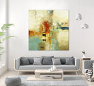 Casual Fling by Lisa Ridgers on GIANT ART - orange abstract