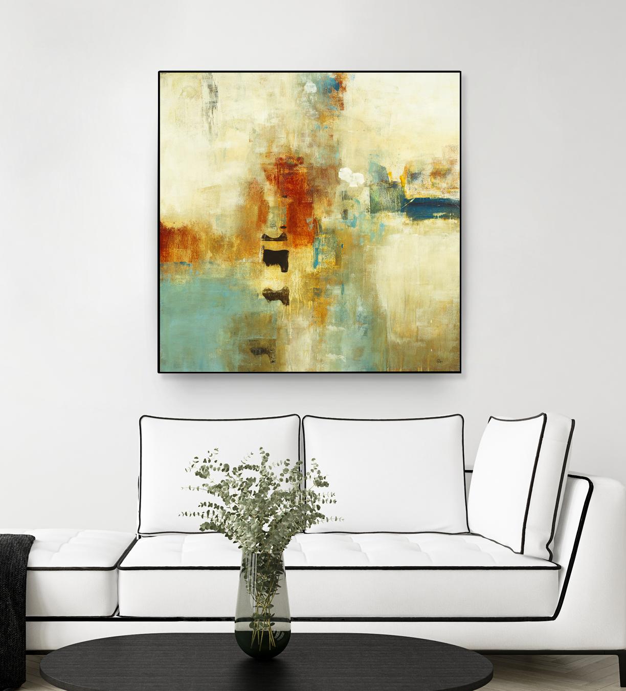 Casual Fling by Lisa Ridgers on GIANT ART - orange abstract