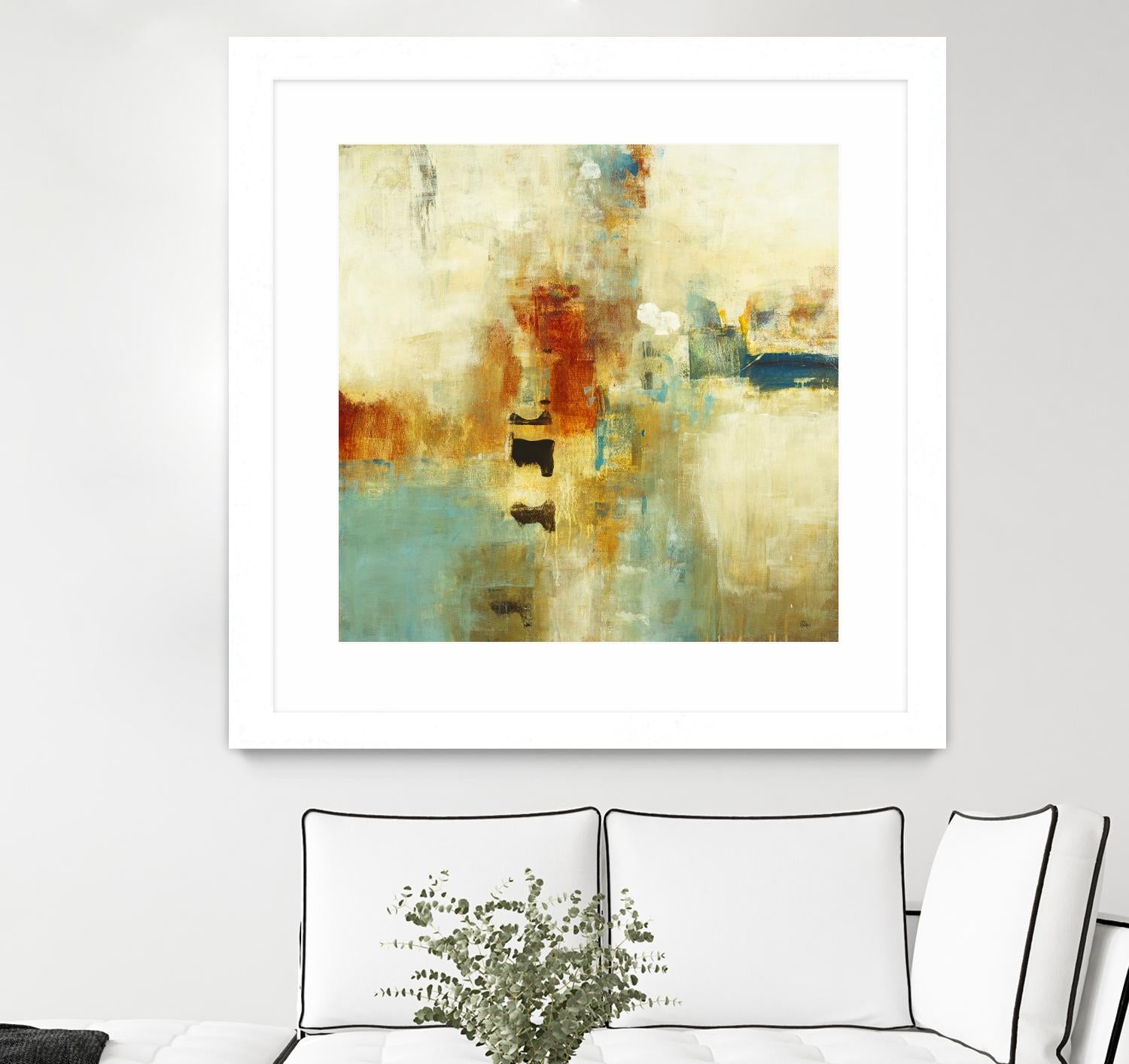 Casual Fling by Lisa Ridgers on GIANT ART - orange abstract