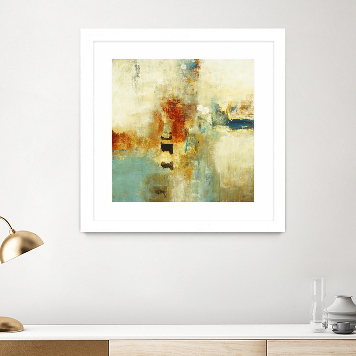 Casual Fling by Lisa Ridgers on GIANT ART - orange abstract