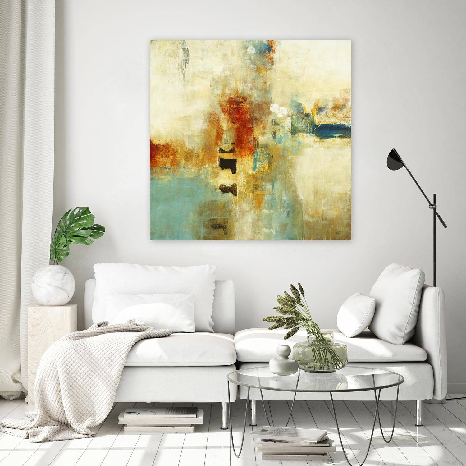 Casual Fling by Lisa Ridgers on GIANT ART - orange abstract