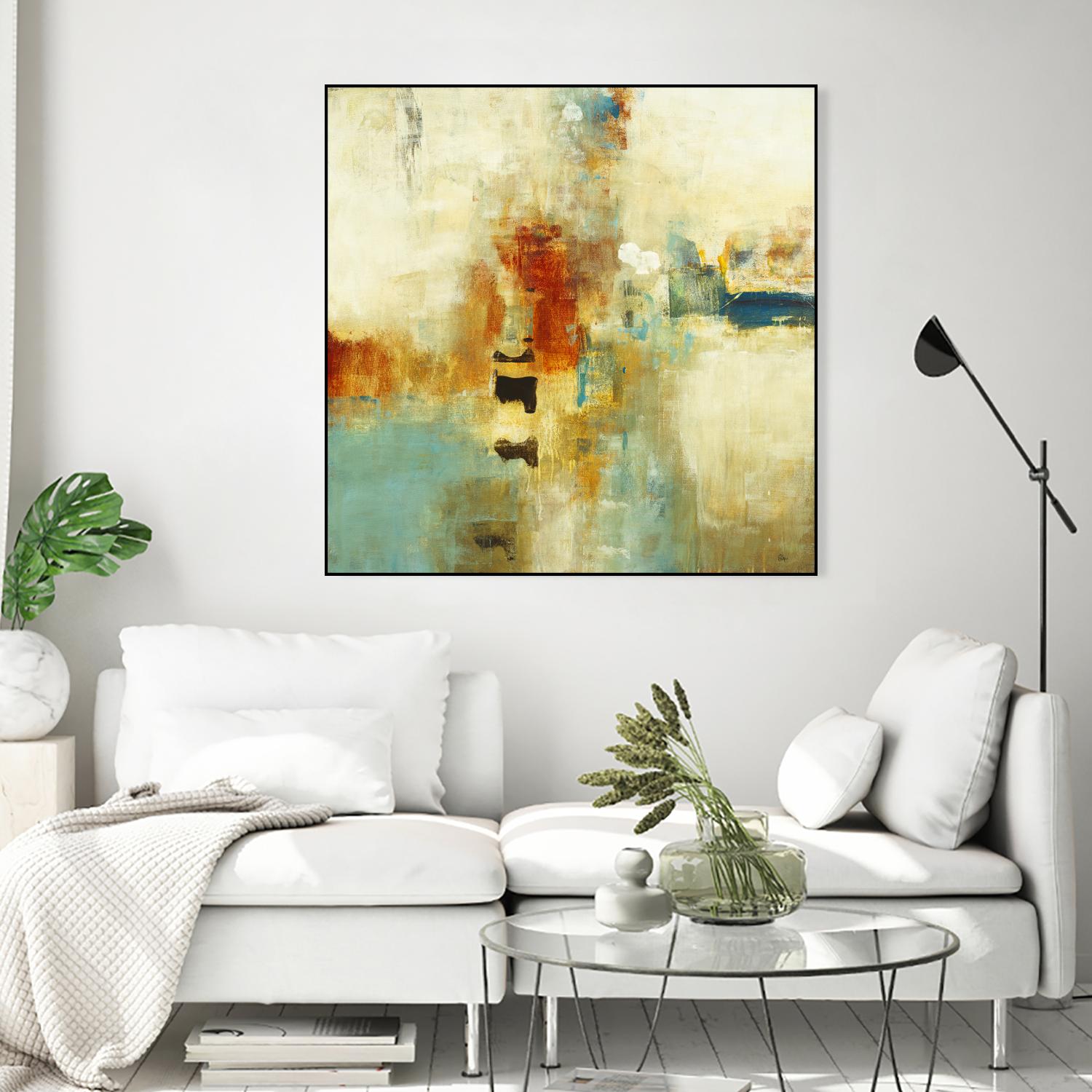 Casual Fling by Lisa Ridgers on GIANT ART - orange abstract
