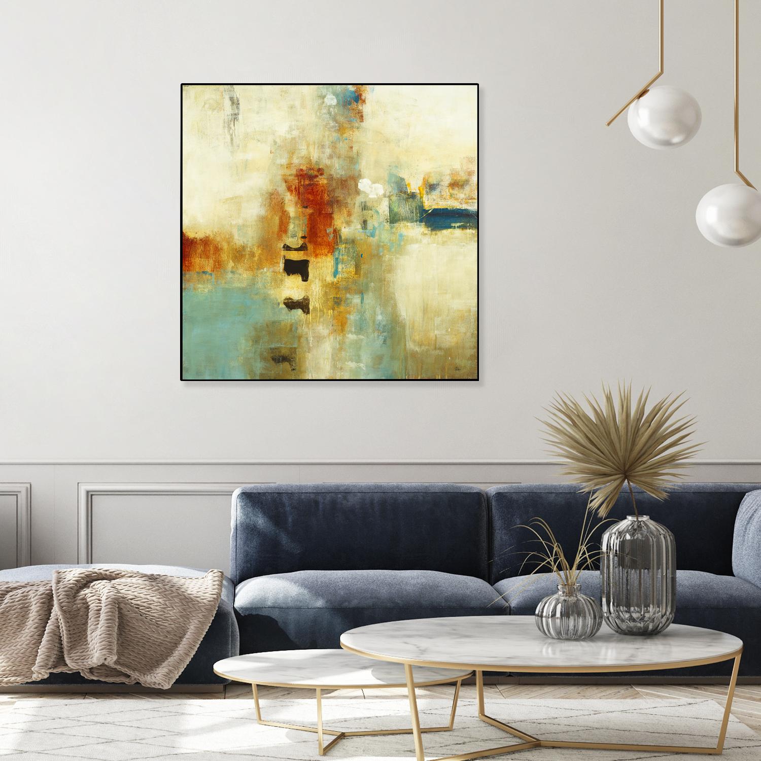 Casual Fling by Lisa Ridgers on GIANT ART - orange abstract