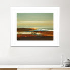 Layered Scape V by Lisa Ridgers on GIANT ART - beige abstract