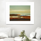 Layered Scape V by Lisa Ridgers on GIANT ART - beige abstract