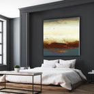 Layers of Life III by Lisa Ridgers on GIANT ART - brown abstract
