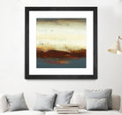 Layers of Life III by Lisa Ridgers on GIANT ART - brown abstract