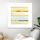 Beach Day by Lisa Ridgers on GIANT ART - blue abstract