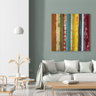 Bold Lanes by Lisa Ridgers on GIANT ART - yellow abstract