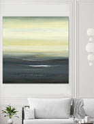 Land of Serenity II by Lisa Ridgers on GIANT ART - blue abstract