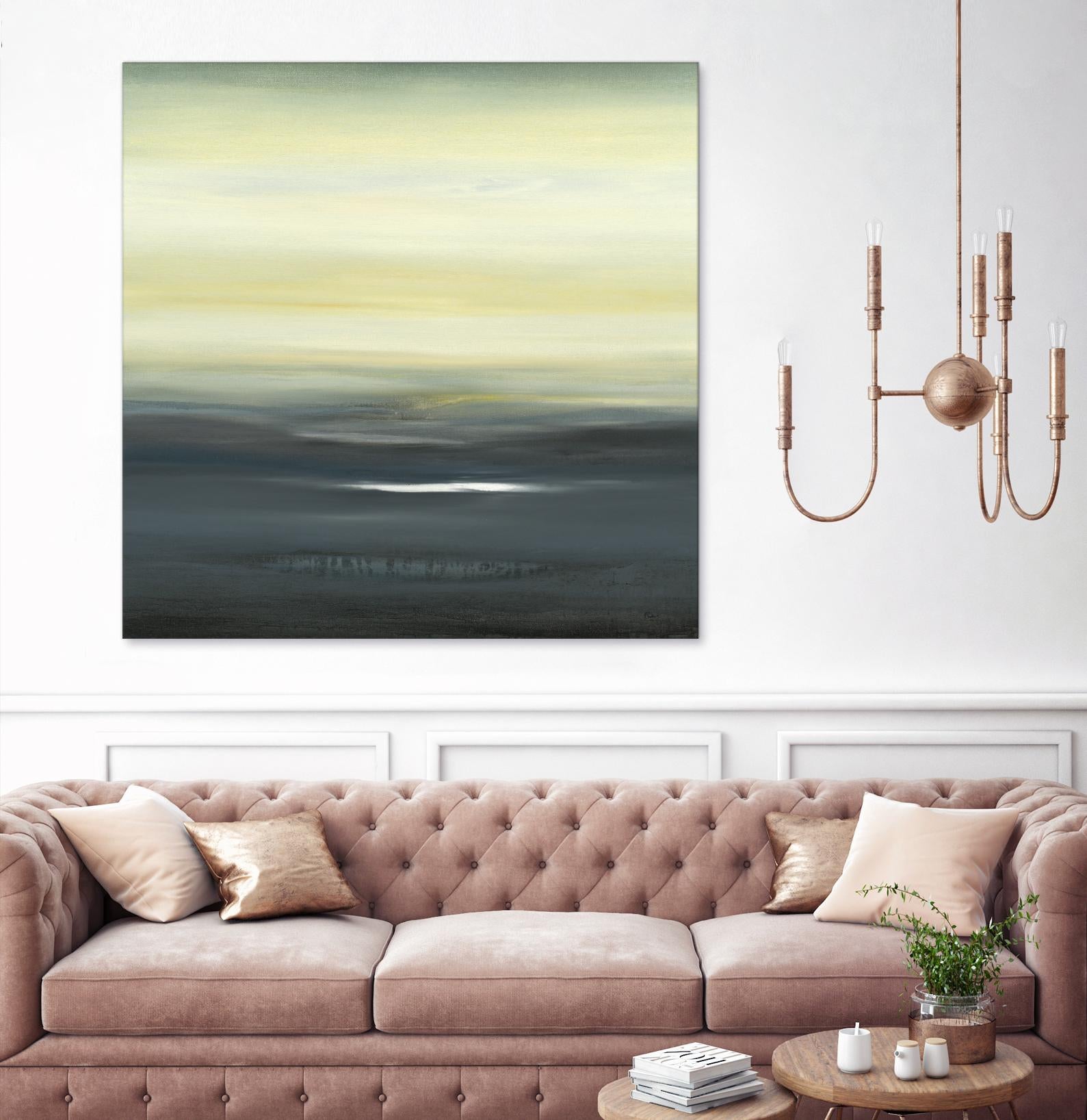Land of Serenity II by Lisa Ridgers on GIANT ART - blue abstract
