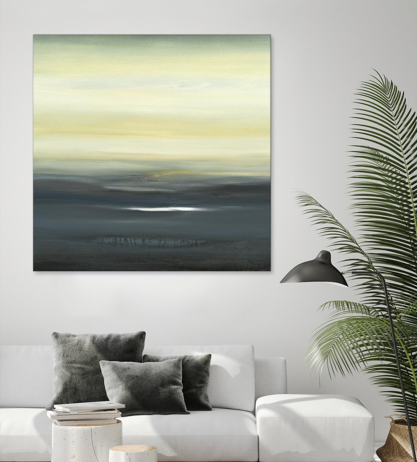 Land of Serenity II by Lisa Ridgers on GIANT ART - blue abstract