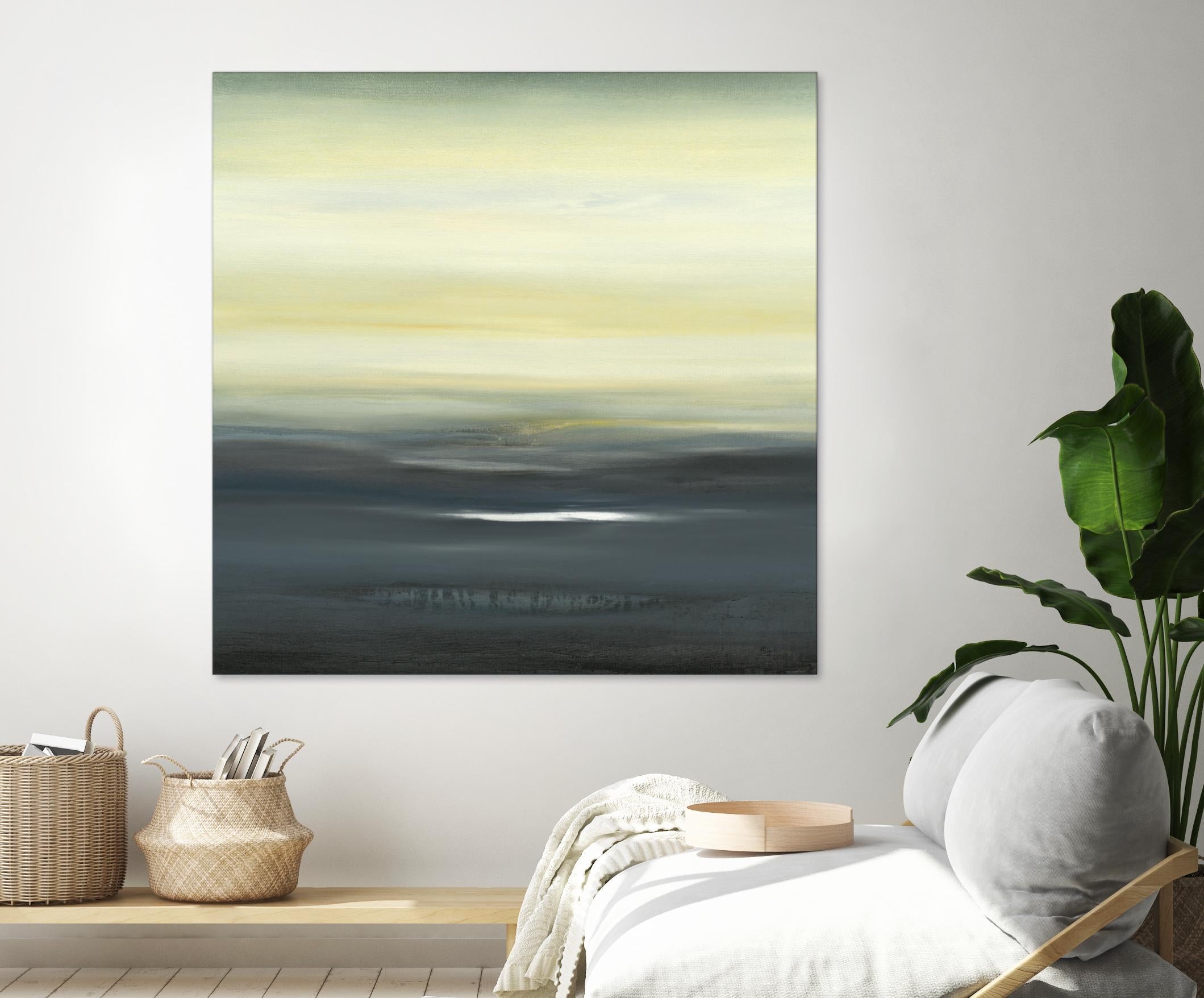 Land of Serenity II by Lisa Ridgers on GIANT ART - blue abstract
