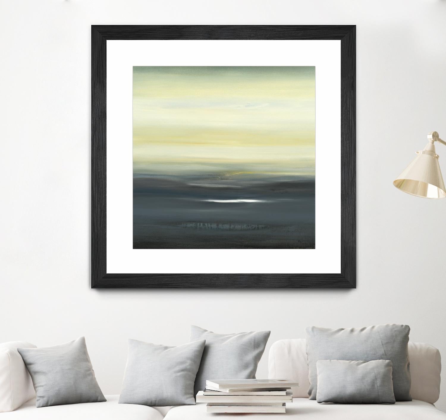 Land of Serenity II by Lisa Ridgers on GIANT ART - blue abstract