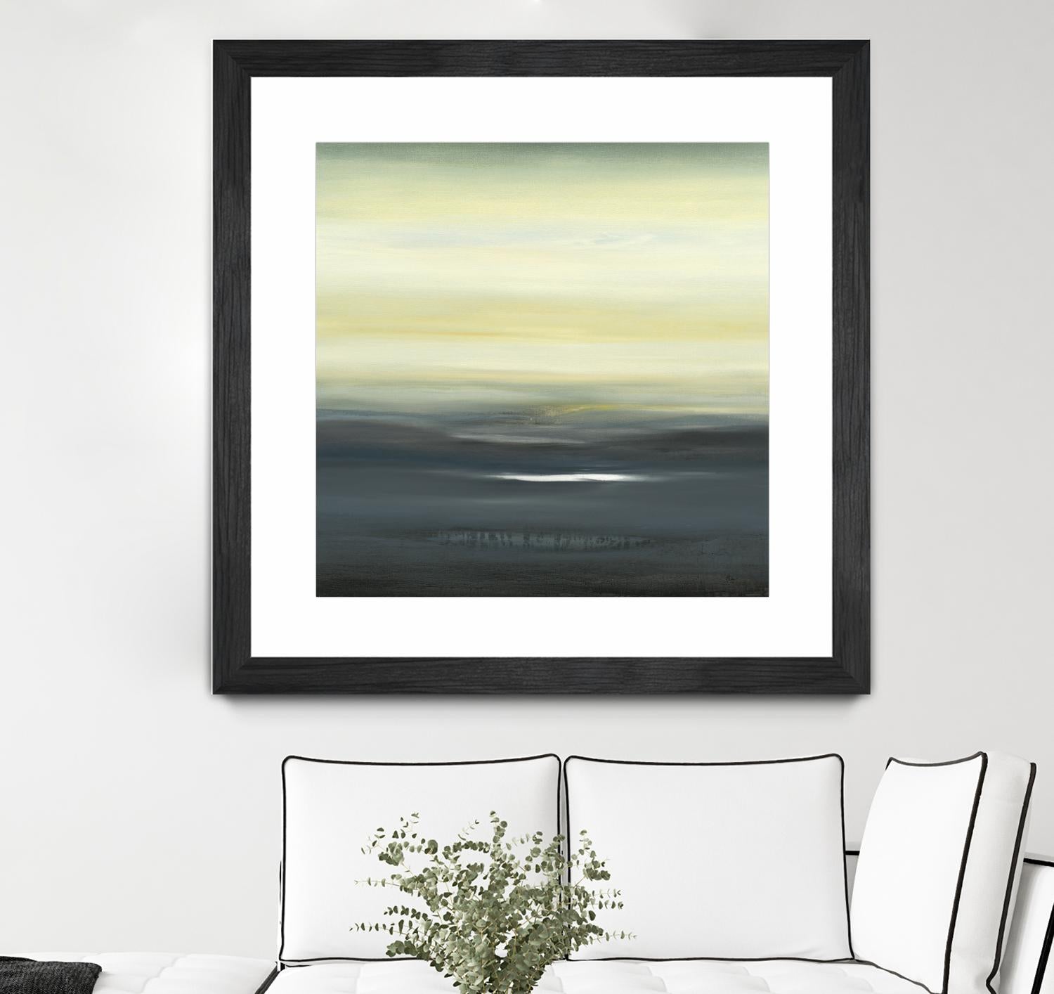 Land of Serenity II by Lisa Ridgers on GIANT ART - blue abstract