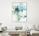 Splash II by Lisa Ridgers on GIANT ART - blue abstract