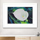 CALLA LILY by LINDA STELLING on GIANT ART - blue floral tropical floral