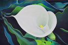 CALLA LILY by LINDA STELLING on GIANT ART - blue floral tropical floral