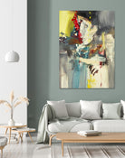 Kheeler's Garden by Sarah Stockstill on GIANT ART - yellow abstract