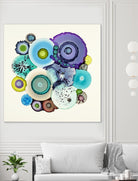 Stuck by Laura Van Horne on GIANT ART - purple abstract
