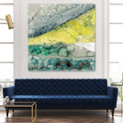 Water Hills by Laura VanHorne on GIANT ART - turquoise abstract