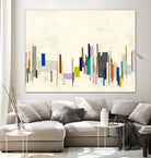 Copenhagen by Laura Van Horne on GIANT ART - whites & creams geometric shapes