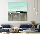 The Hood by Laura Van Horne on GIANT ART - blues abstracted landscapes