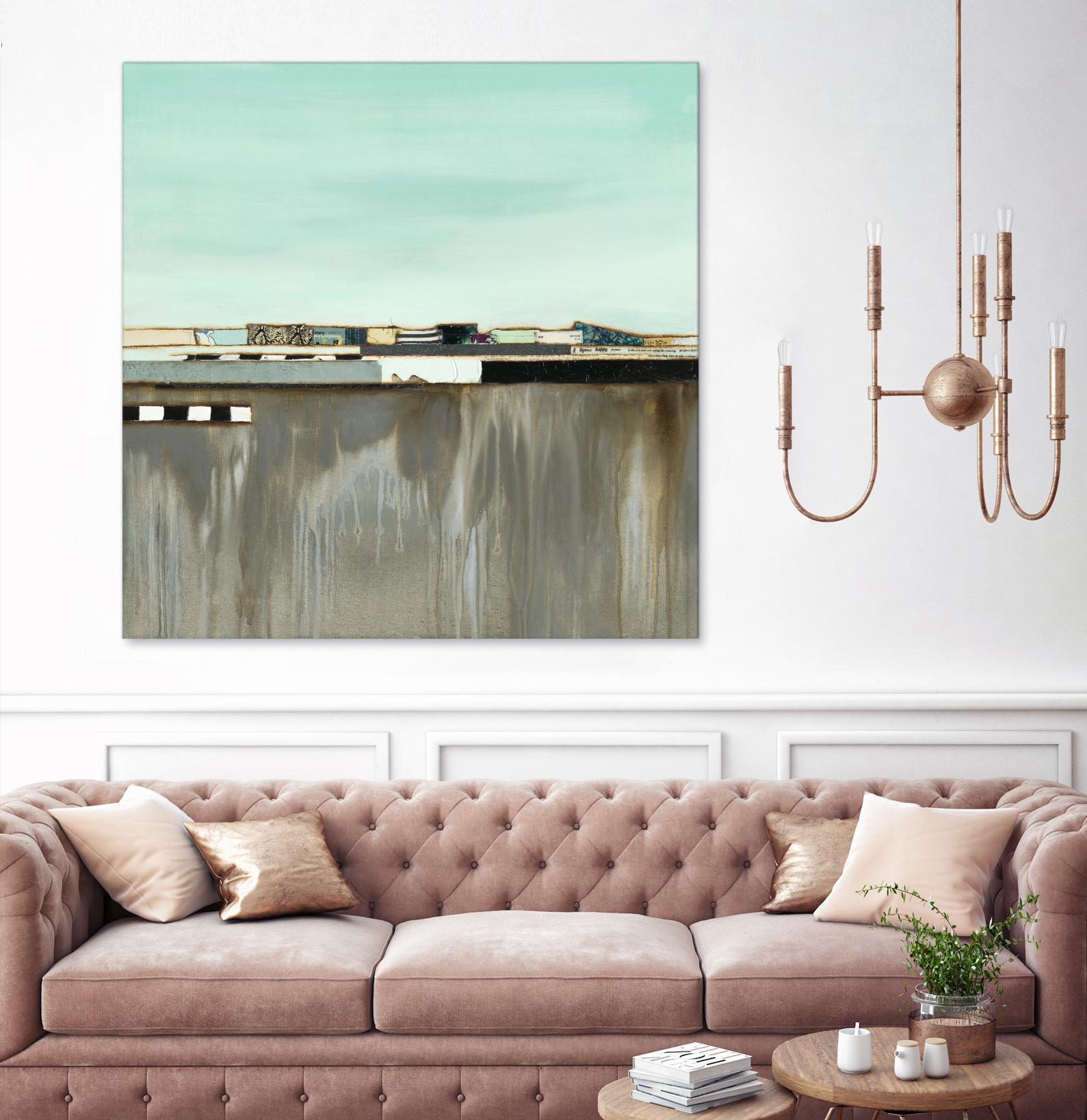 The Hood by Laura Van Horne on GIANT ART - blues abstracted landscapes