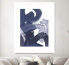 Blue on Blue I by June Erica Vess on GIANT ART - blue abstract