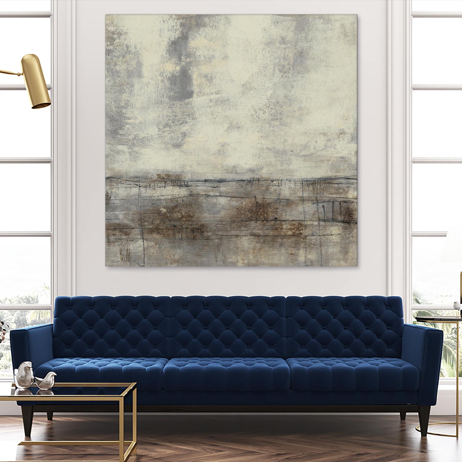 Neutral Plane II by Jennifer Goldberger on GIANT ART - brown abstract