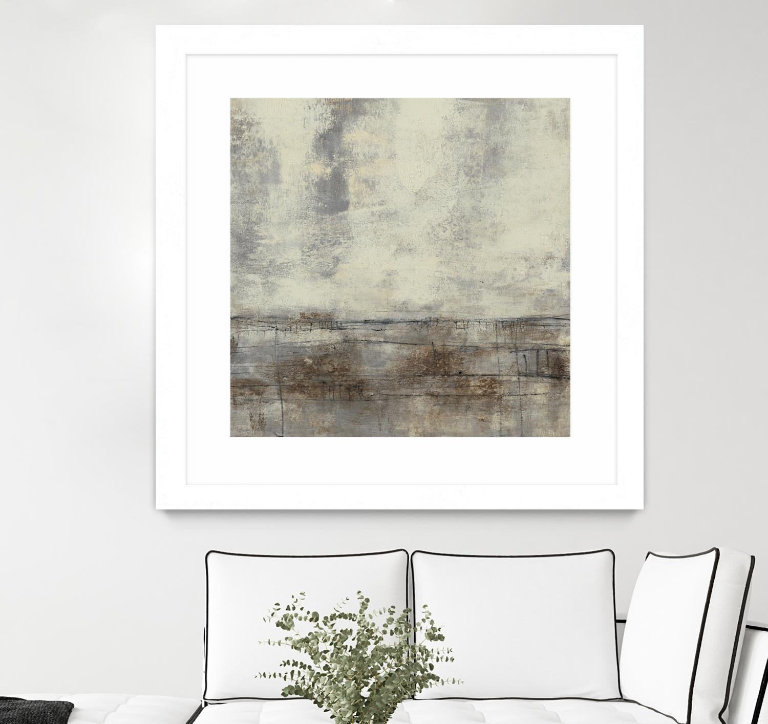 Neutral Plane II by Jennifer Goldberger on GIANT ART - brown abstract