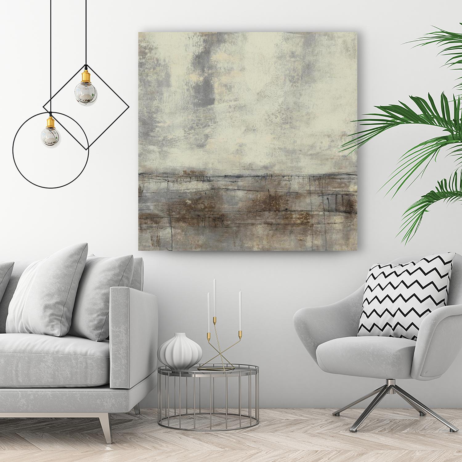 Neutral Plane II by Jennifer Goldberger on GIANT ART - brown abstract