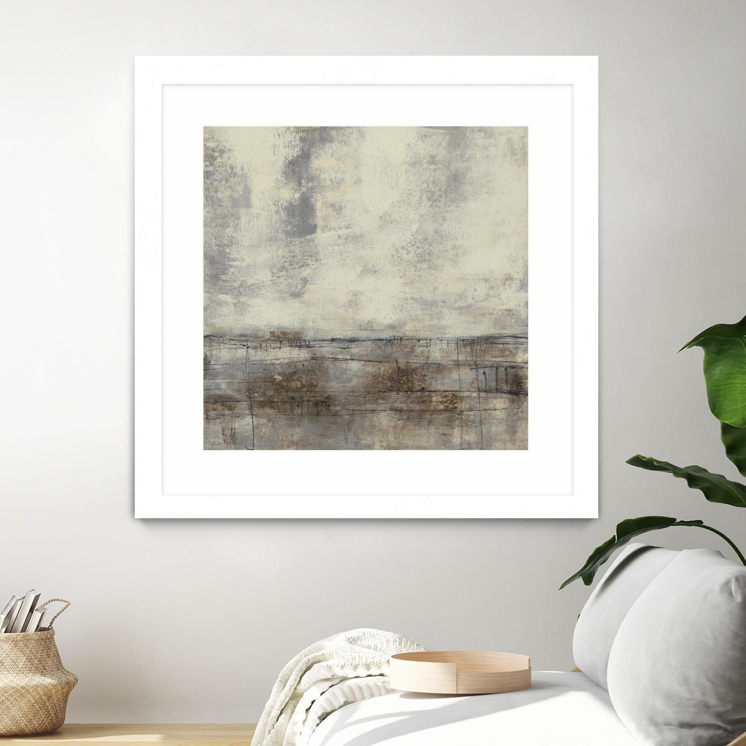 Neutral Plane II by Jennifer Goldberger on GIANT ART - brown abstract