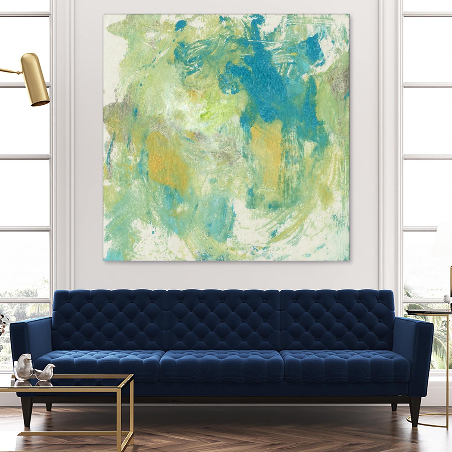 World Wind I by Tim OToole on GIANT ART - green abstract