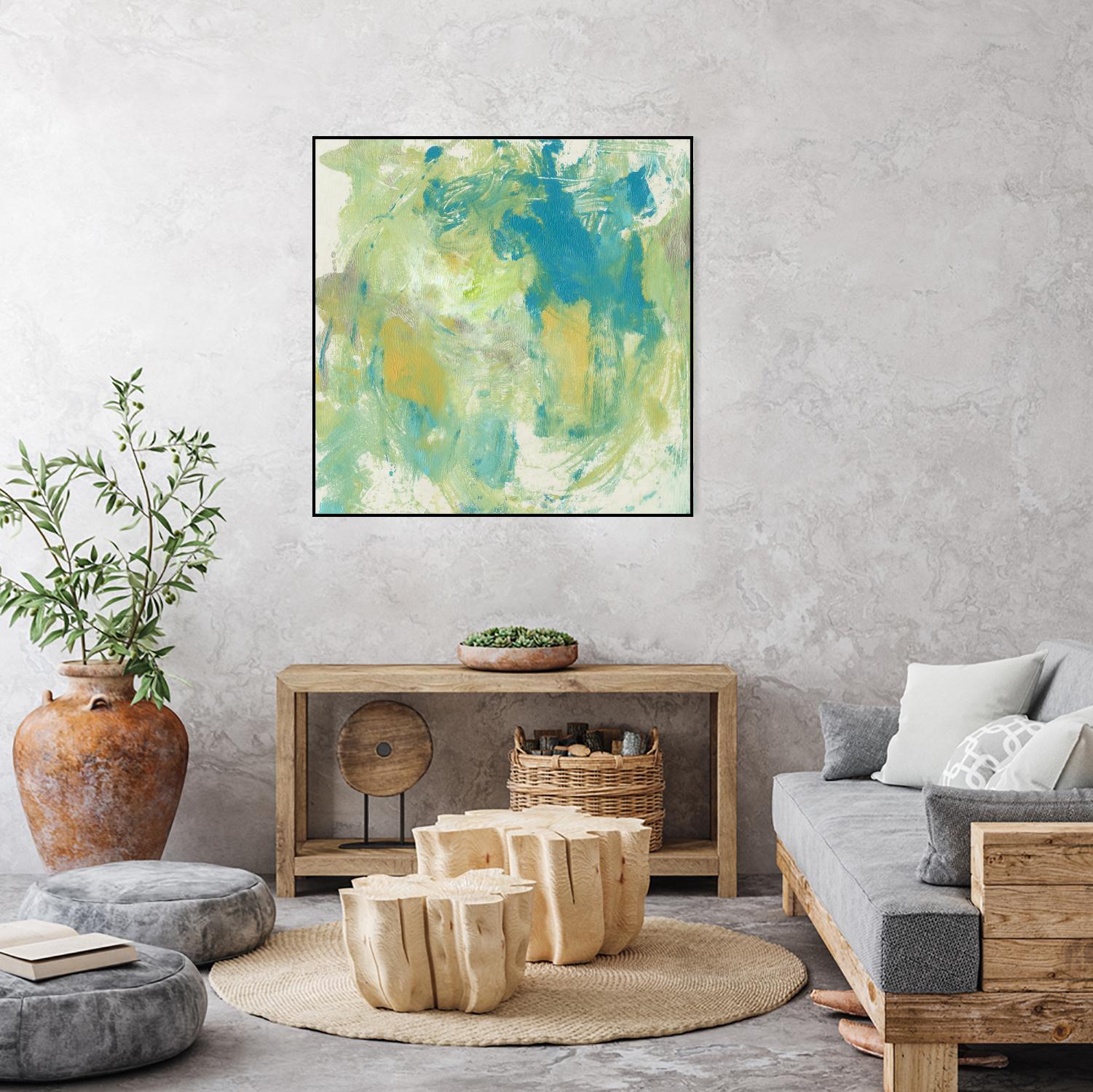 World Wind I by Tim OToole on GIANT ART - green abstract