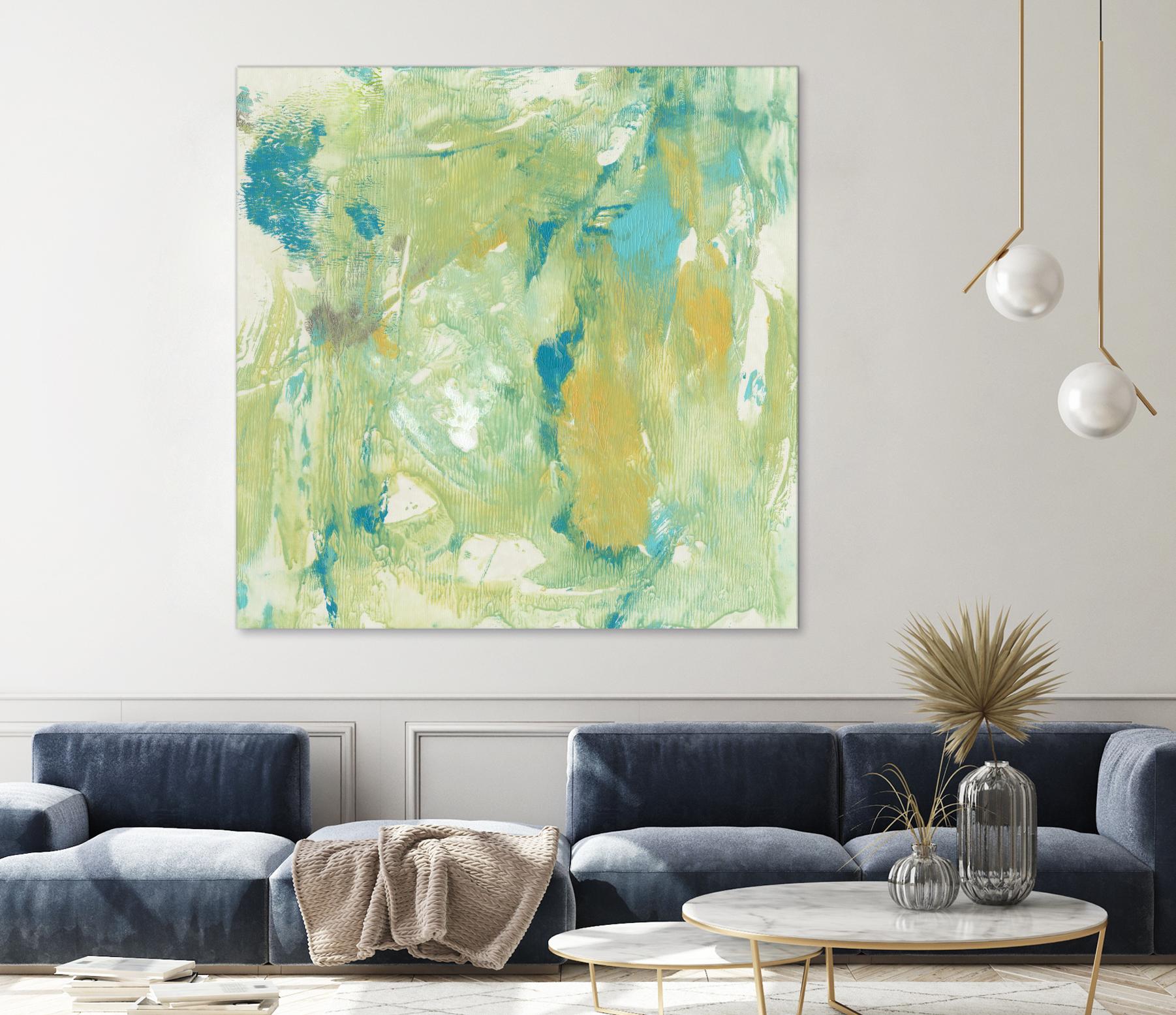 World Wind II by Tim OToole on GIANT ART - green abstract