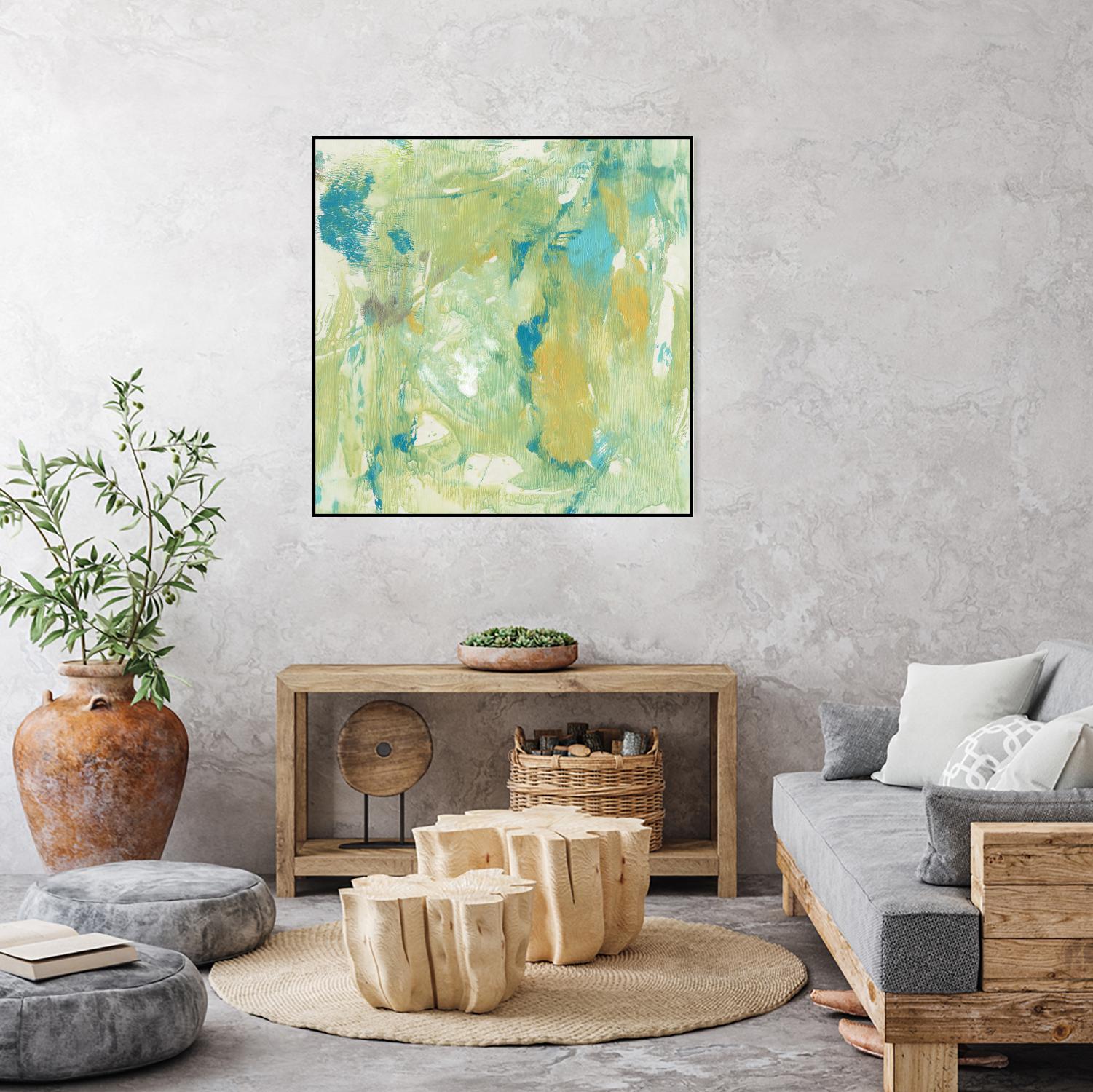 World Wind II by Tim OToole on GIANT ART - green abstract