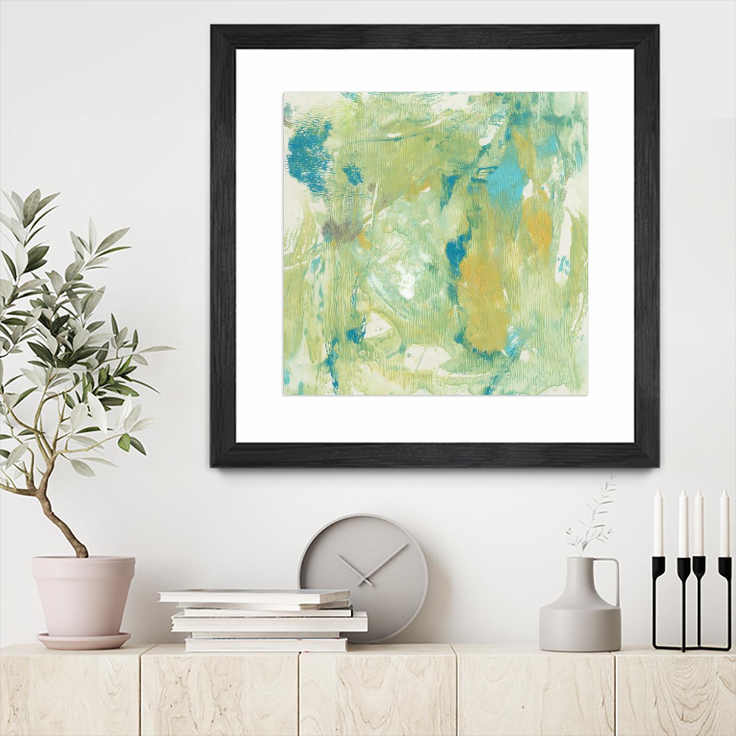 World Wind II by Tim OToole on GIANT ART - green abstract
