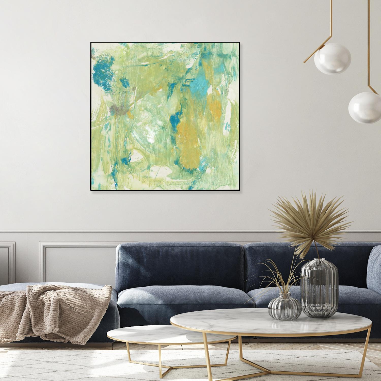 World Wind II by Tim OToole on GIANT ART - green abstract