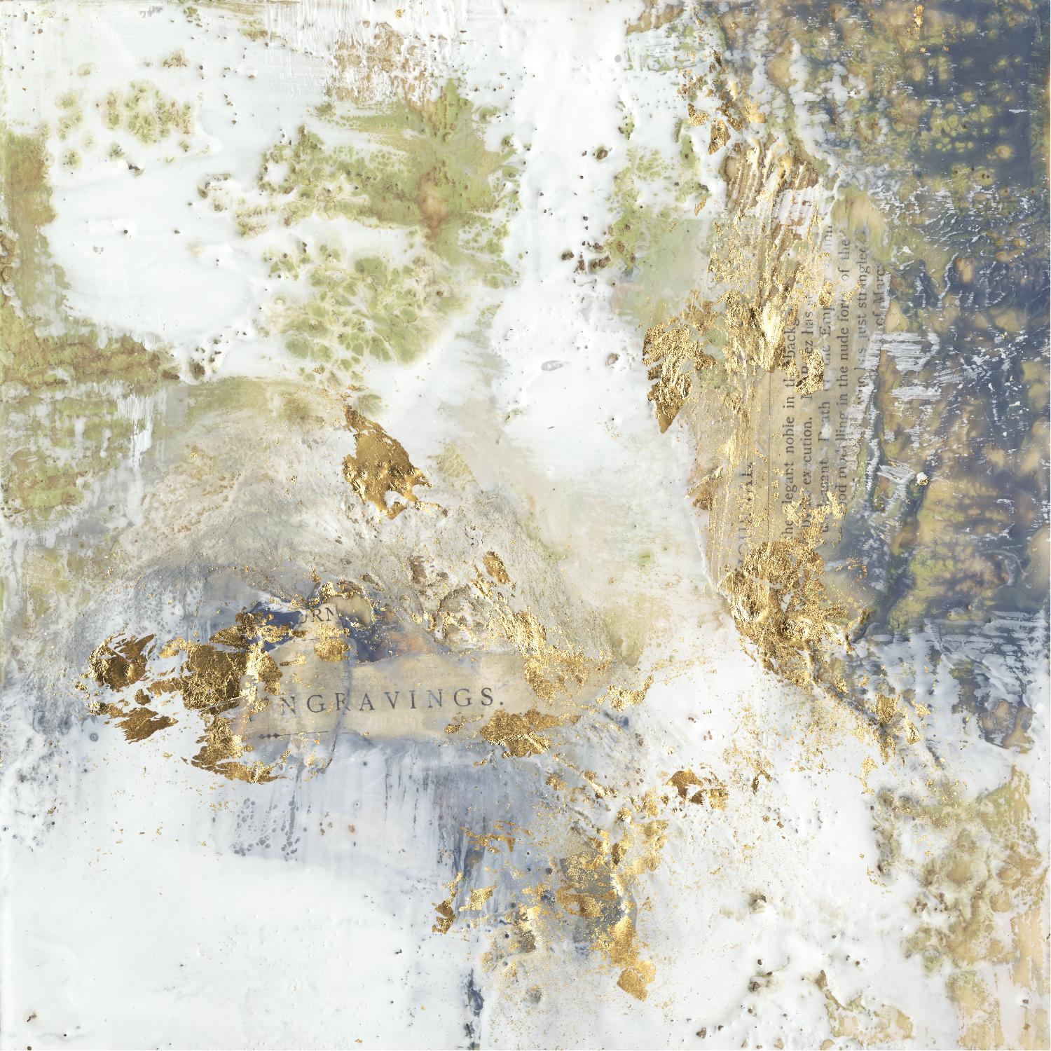 Gilded Aerial by Jennifer Goldberger on GIANT ART - abstract