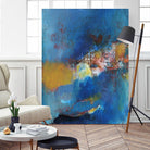 Rhapsody in Blue I by Jodi Fuchs on GIANT ART - blue abstract