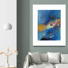Rhapsody in Blue I by Jodi Fuchs on GIANT ART - blue abstract