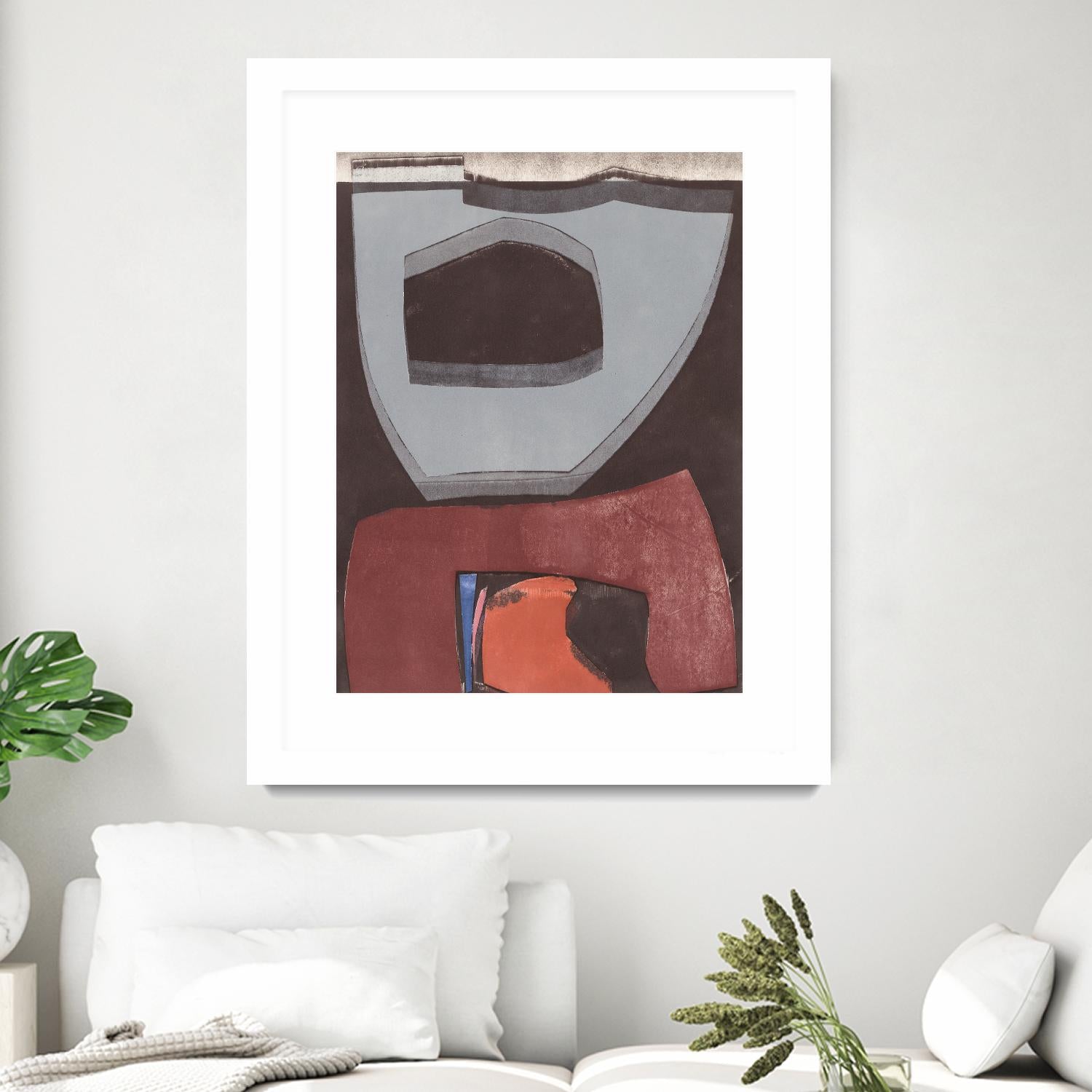 Istanbul #12 by Rob Delamater on GIANT ART - brown abstract
