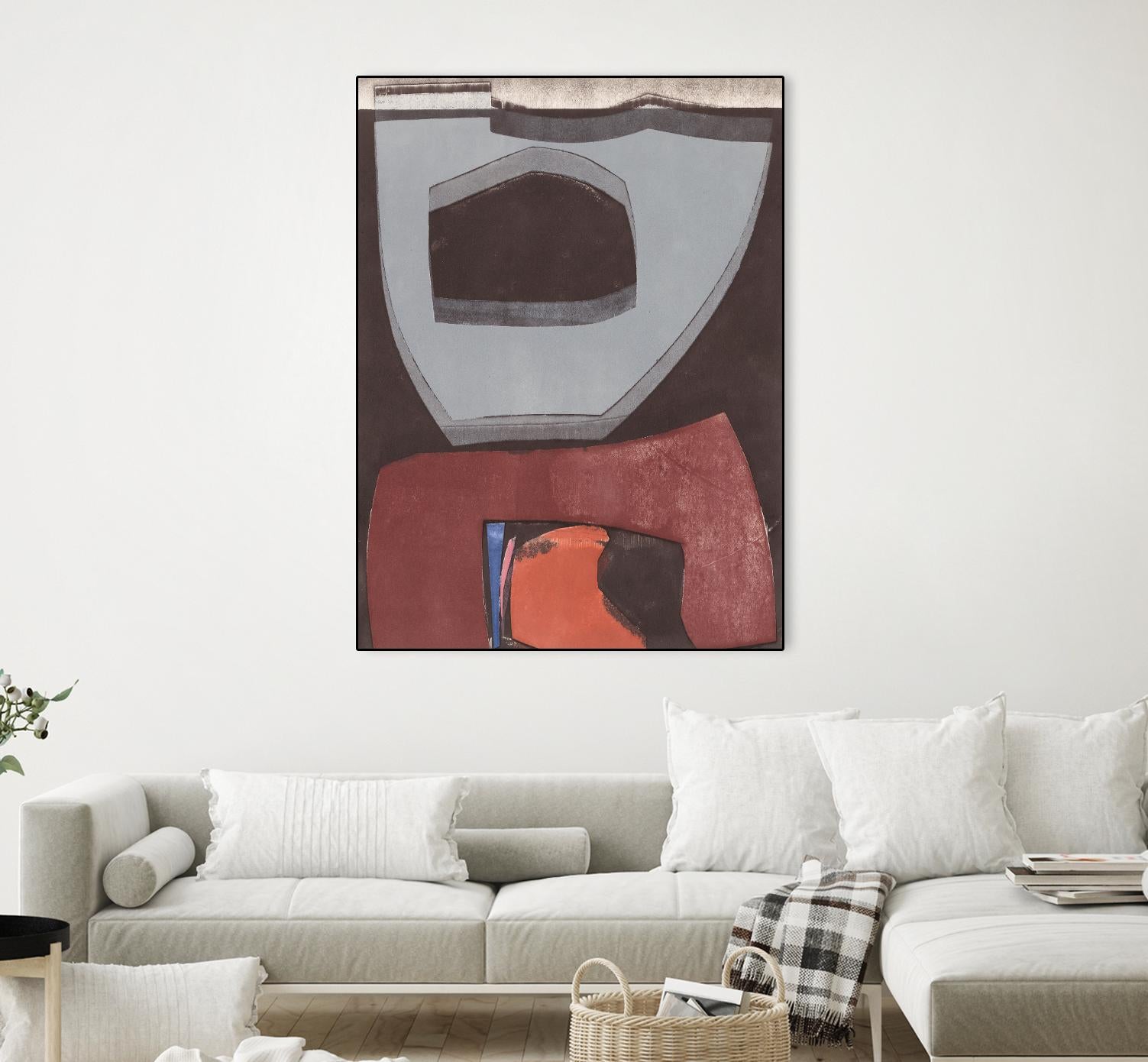 Istanbul #12 by Rob Delamater on GIANT ART - brown abstract